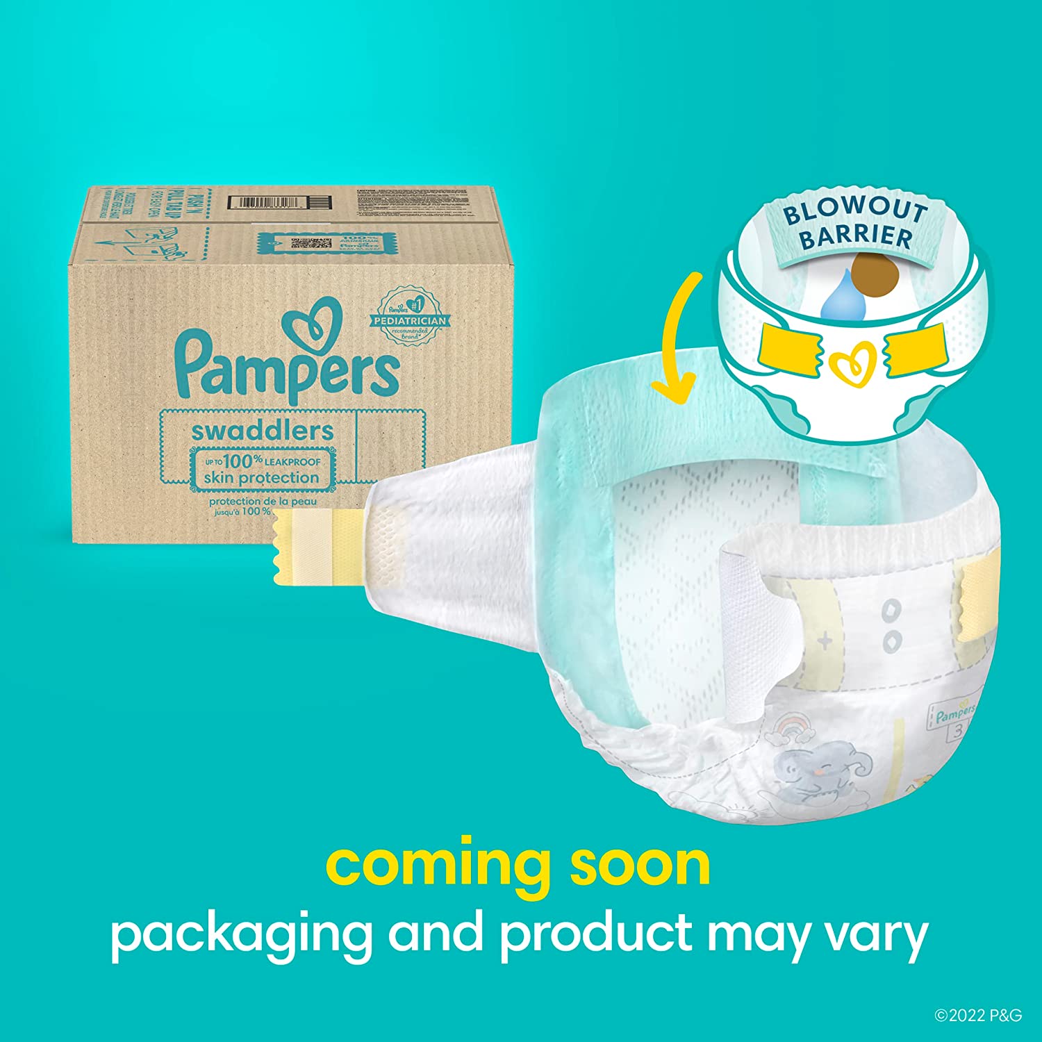 Pampers Swaddlers Active Baby Diaper Size 3 136 Count - Image 3